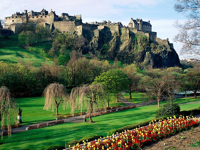 Крепость EdinburghCastleEdinburghScotland