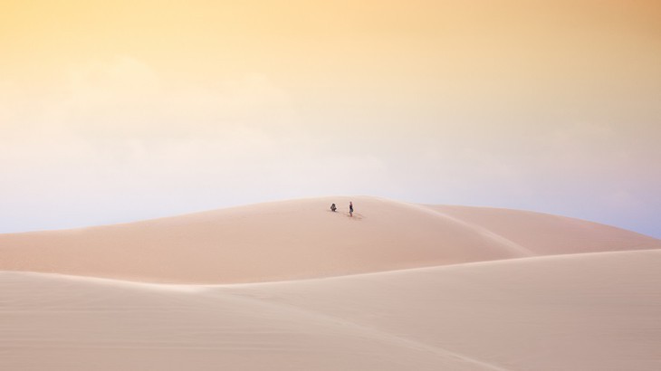 Красные песчаные дюны Муйне. (Фото: VNExpress)