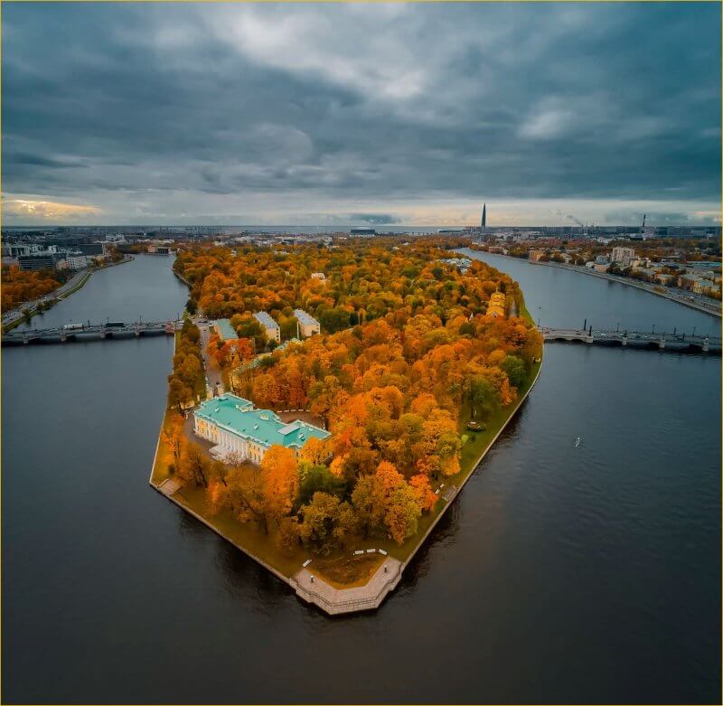 Парк каменный остров Санкт-Петербург
